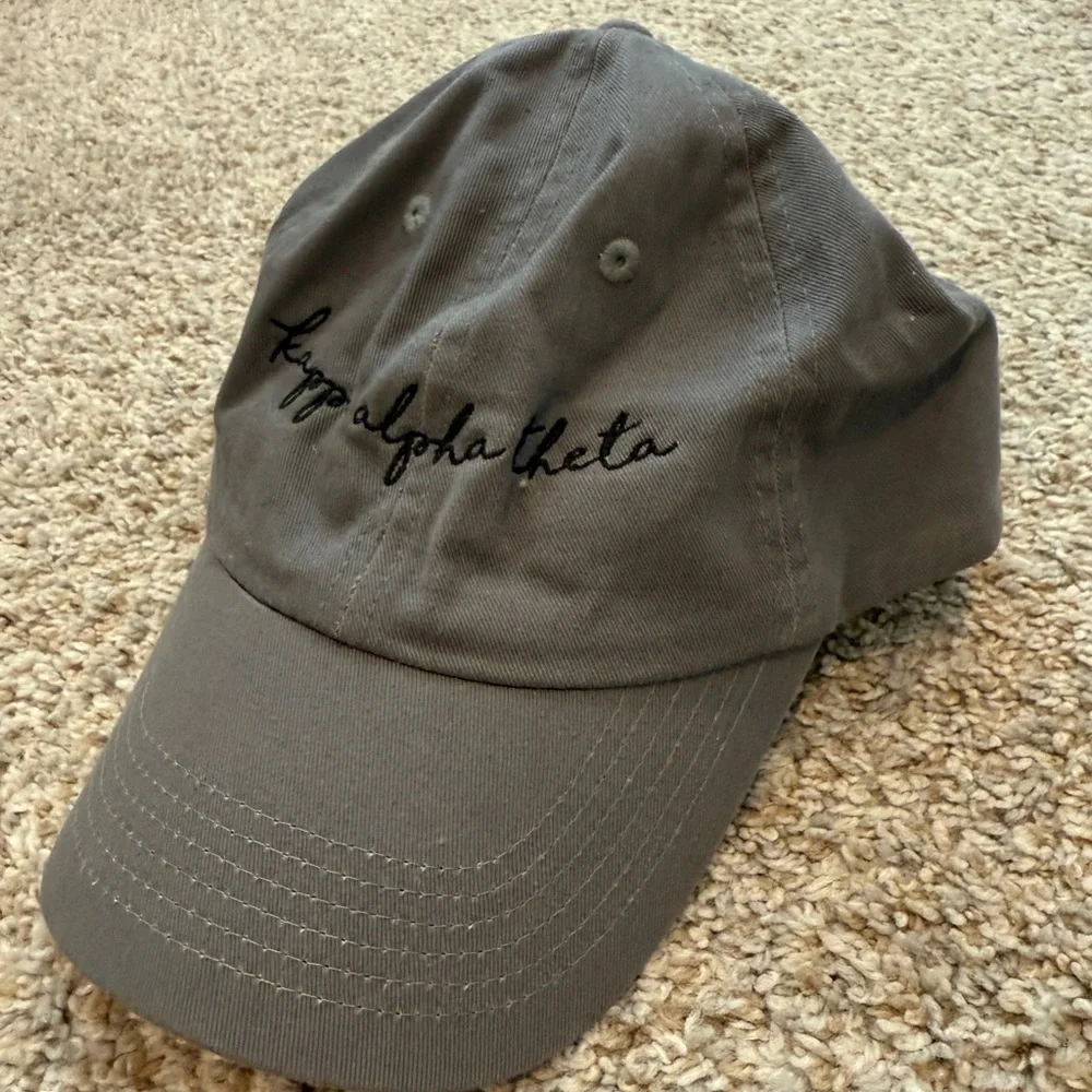 Kappa Alpha Theta Gray Baseball Cap